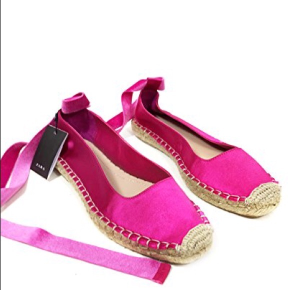 fuchsia pink espadrilles